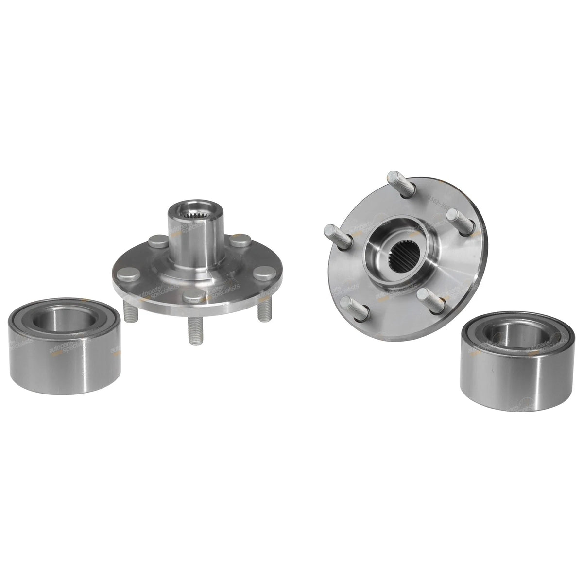 2x Front Wheel Bearing Hubs for Toyota Tarago ACR30R (2000–2006)