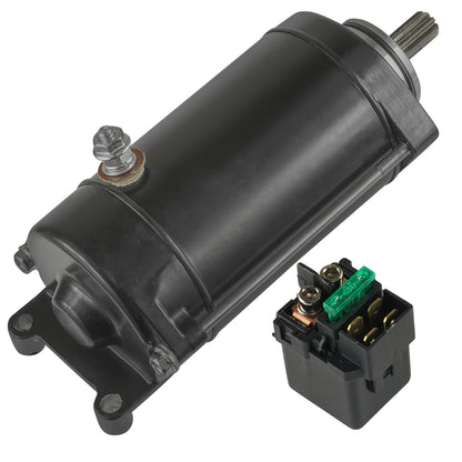 Starter and Relay Solenoid Replacement for Kawasaki Vulcan 1500 VN1500 (1996–2008)