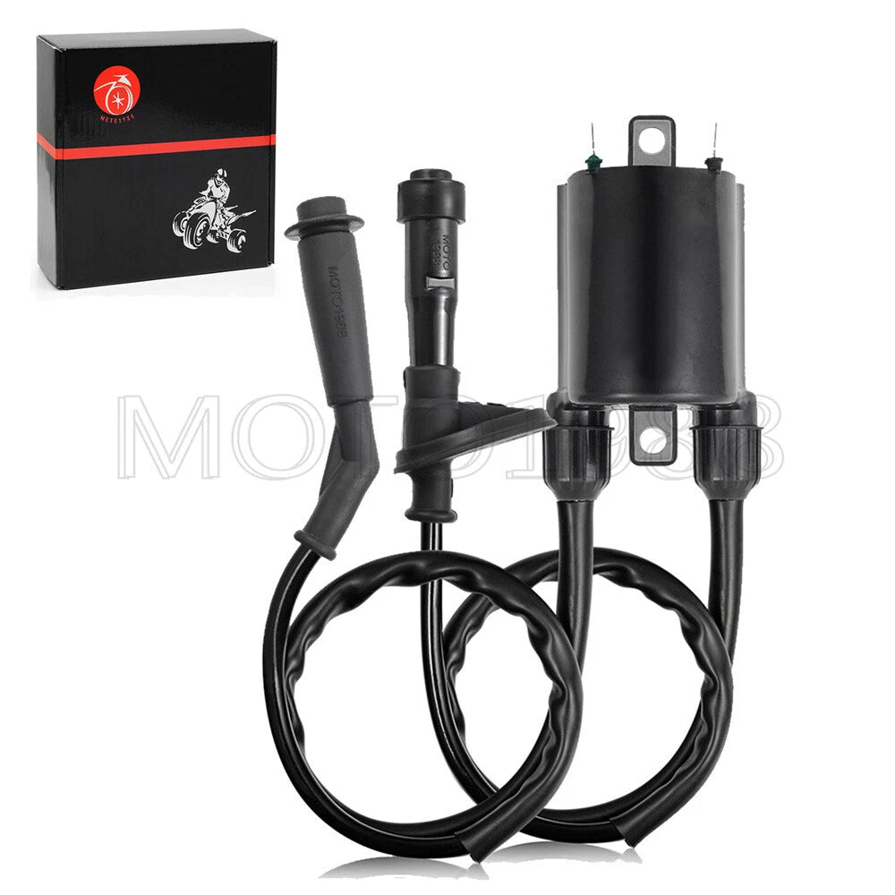 2X Ignition Coil with Spark Plug Cap for Honda VT600C VT600Cd Shadow VLX (1988–2007)