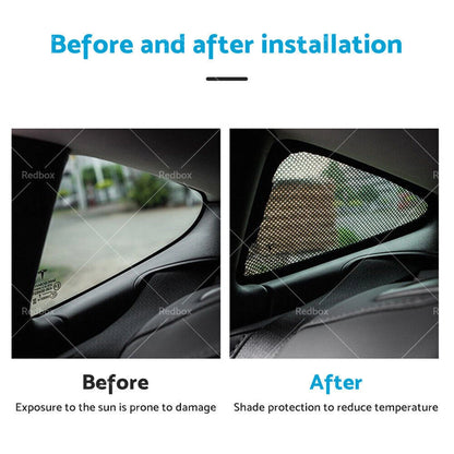 Rear Sunroof Sun Shades for Tesla Model 3 (2017–2021)