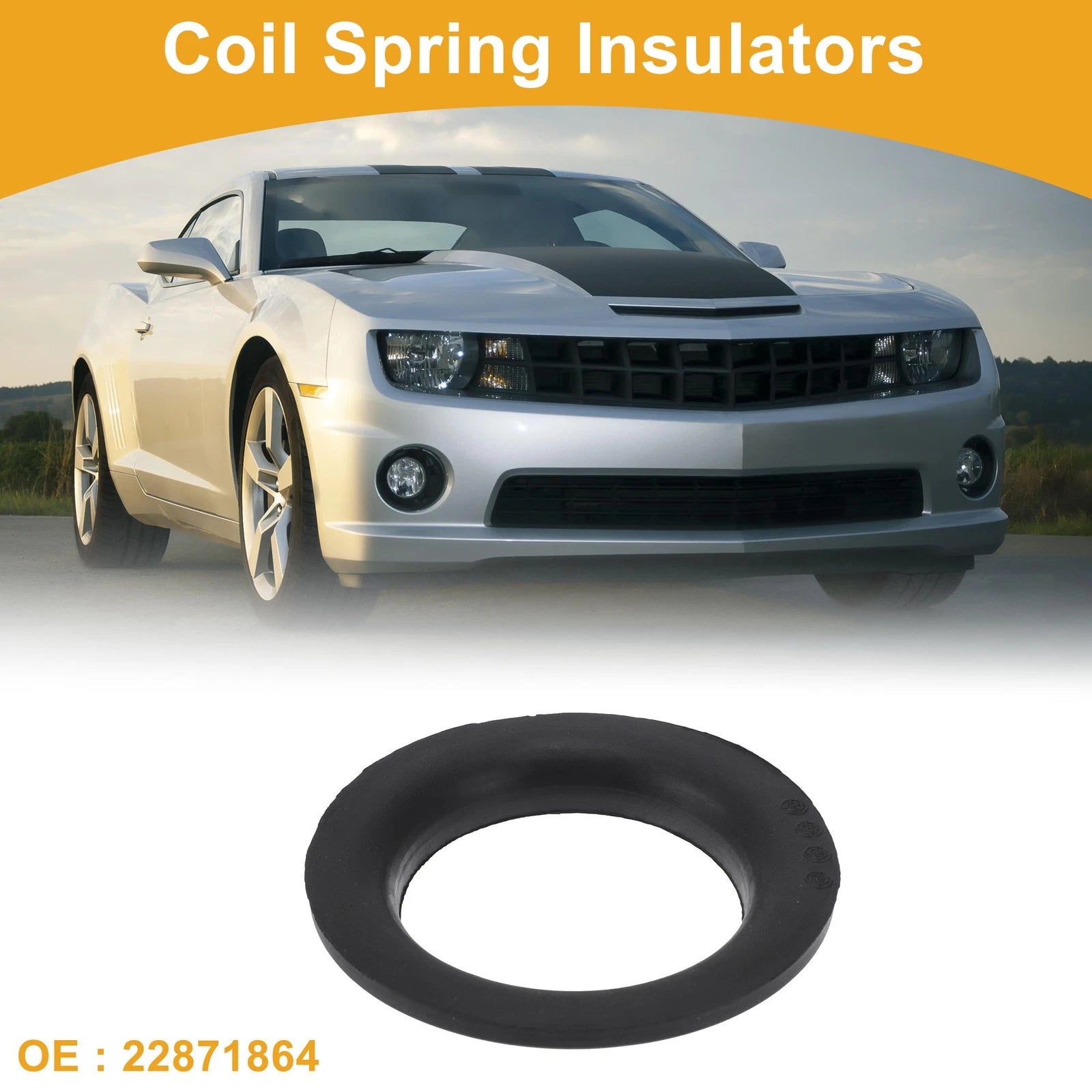 Front Upper Coil Spring Insulators Replacement for Chevrolet Impala (2014–2020)