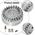 Aluminum Flywheel for Predator 212cc 224cc Engines with Key & Springs Set