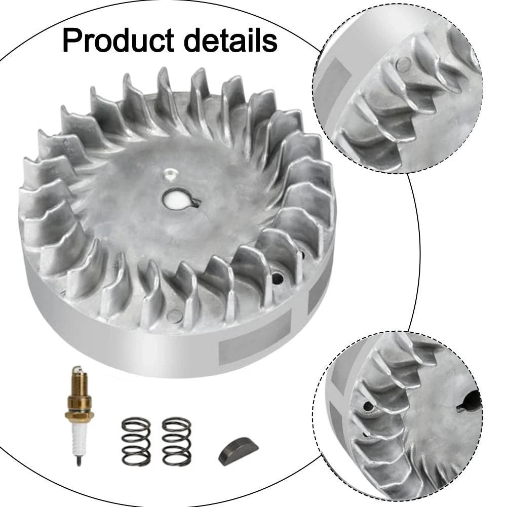 Aluminum Flywheel for Predator 212cc 224cc Engines with Key & Springs Set