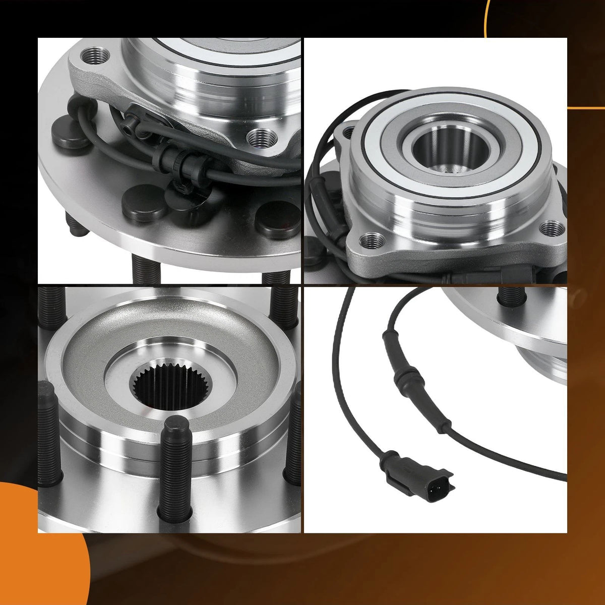 Front Left Right Wheel Bearing Hub for Dodge Ram 1500/2500/3500 (2006–2008) 515101