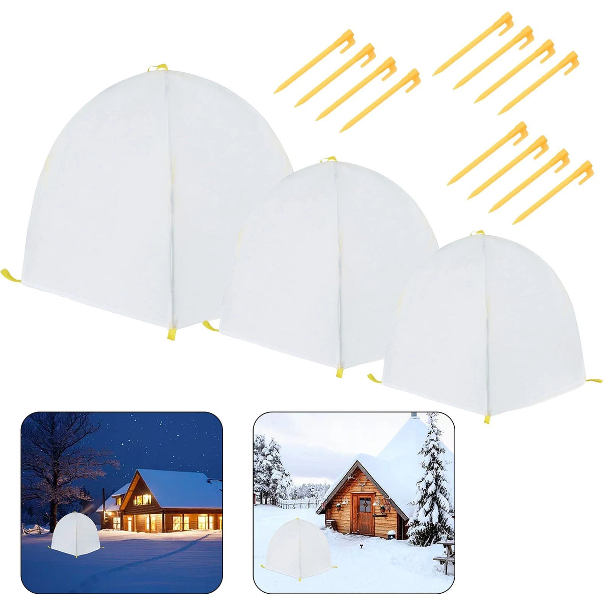 Effective Shrub Covers for Freeze Protection (Various Sizes)