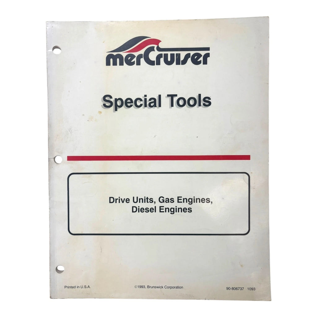 Drive Units Special Tools Manual for MerCruiser (1993) 90-806737