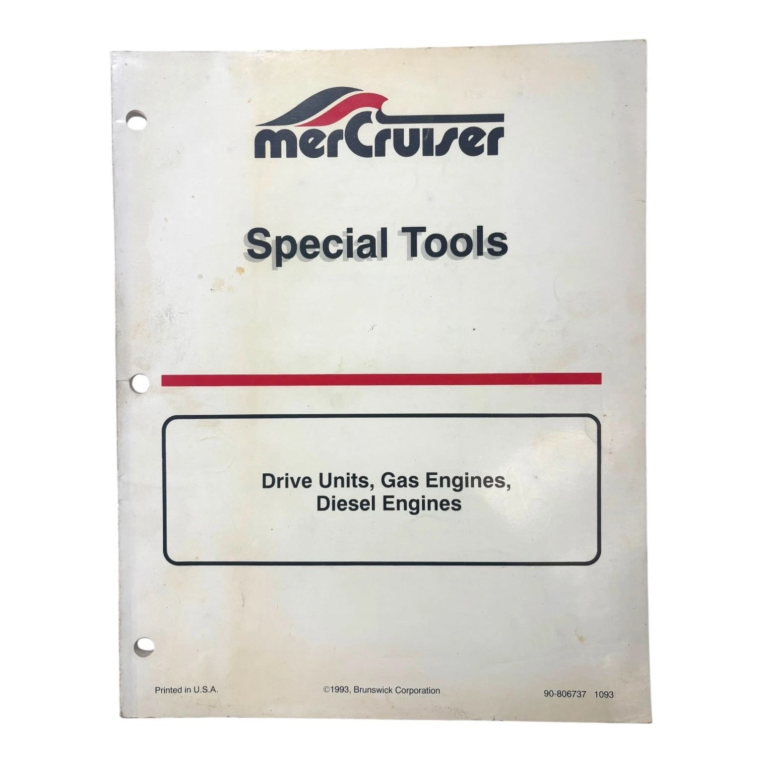 Drive Units Special Tools Manual for MerCruiser (1993) 90-806737