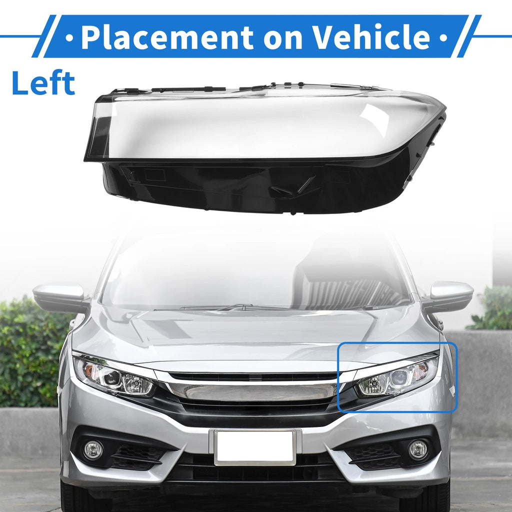 Front Left Headlight Lens Cover Replacement for BMW 7 Series G12 (2016–2019)