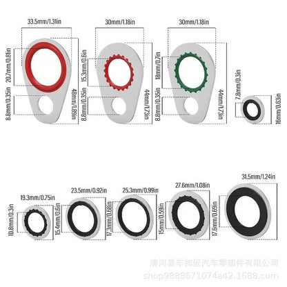 60PCS AC Compressor Seal Kit for (High Temperature Resistant)