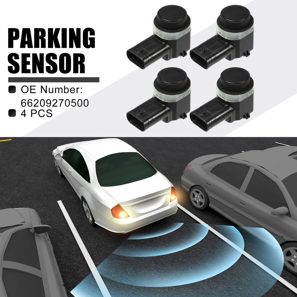 Reverse Parking Assist Sensor Kit for BMW 325i (Set of 4, 2006–2018)