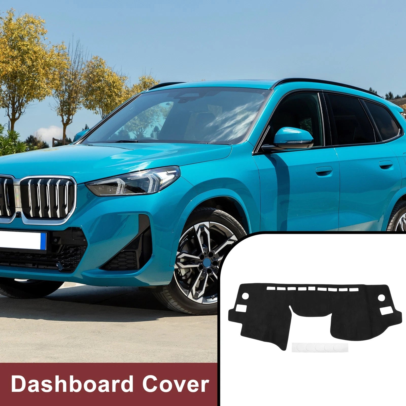 Dashboard Cover Mat for Subaru XV/Impreza (2012–2016) Sun Protector Black