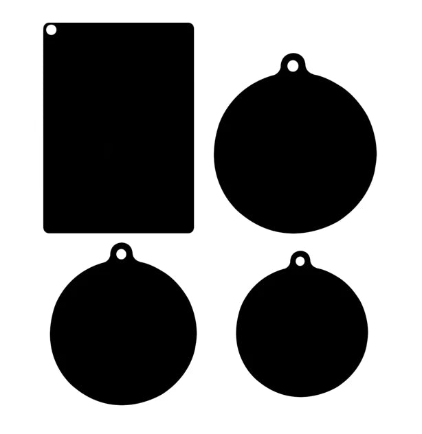 Set of 4 Black Silicone Induction Cooktop Protector Mats 0.7mm Non-Slip