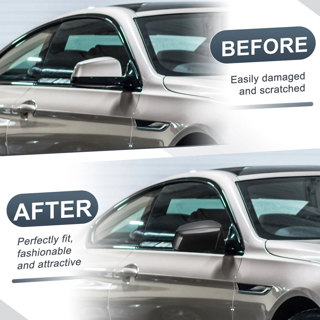 Rearview Mirror Cover Set for BMW 5 Series E60 E61 (2004–2010)