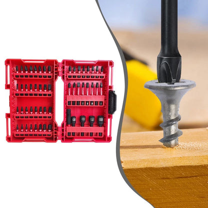 53 Piece Magnetic Screwdriver Bit Set for Impact Work Tasks
