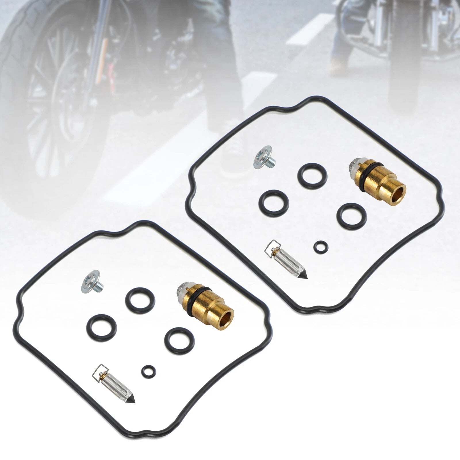 2X Carburetor Rebuild Repair Kit for Yamaha FZR400 (1988–1990) 1WG
