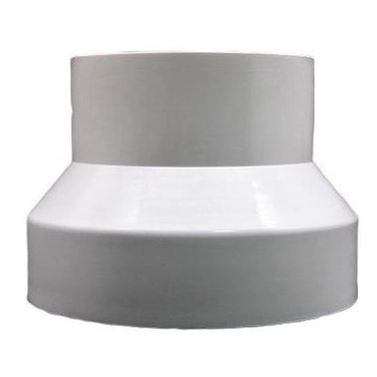 Round Pipe PVC Reducer Connector 100-200mm for Air Ducts