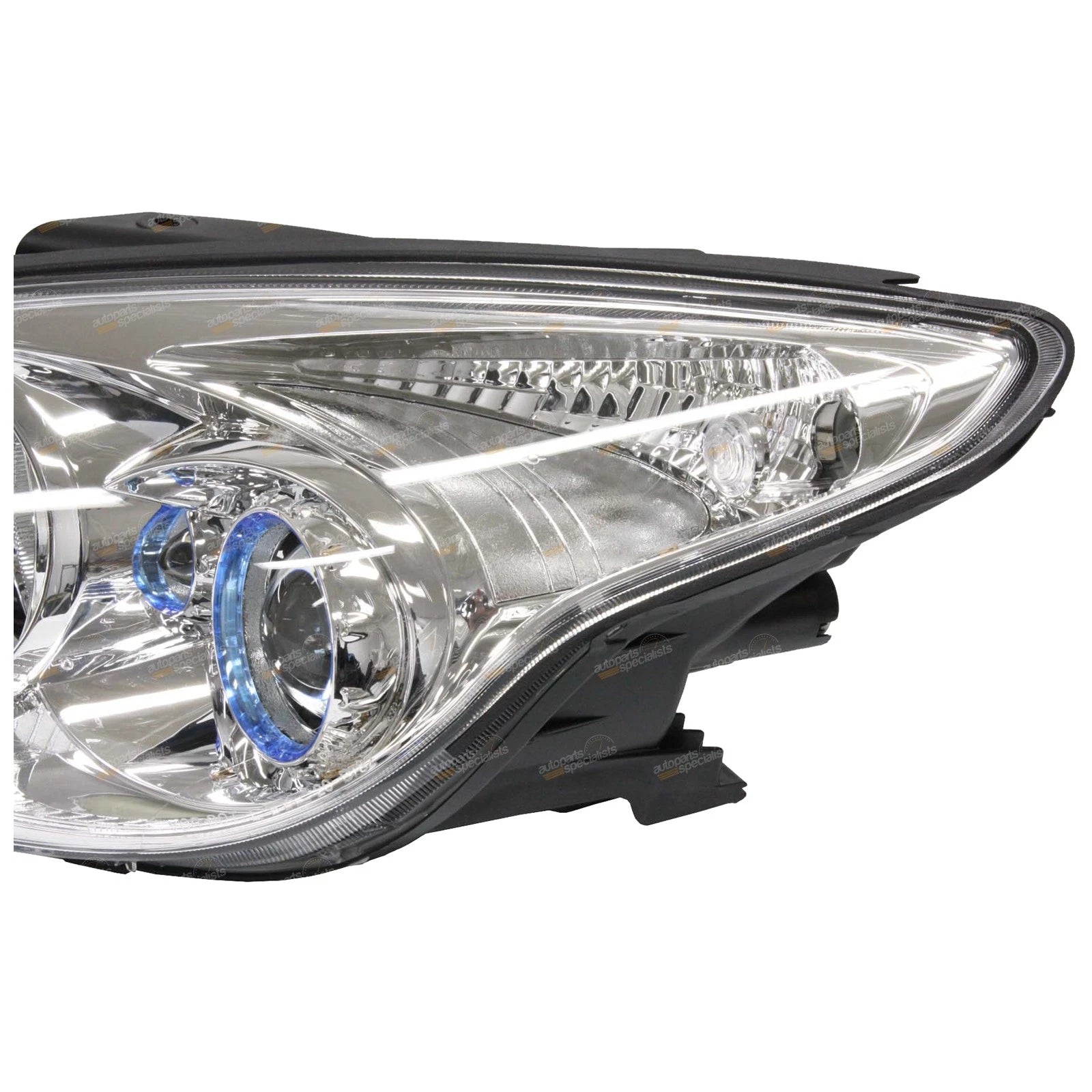 LH Chrome Headlight for Hyundai i30 FD (2007–2009)