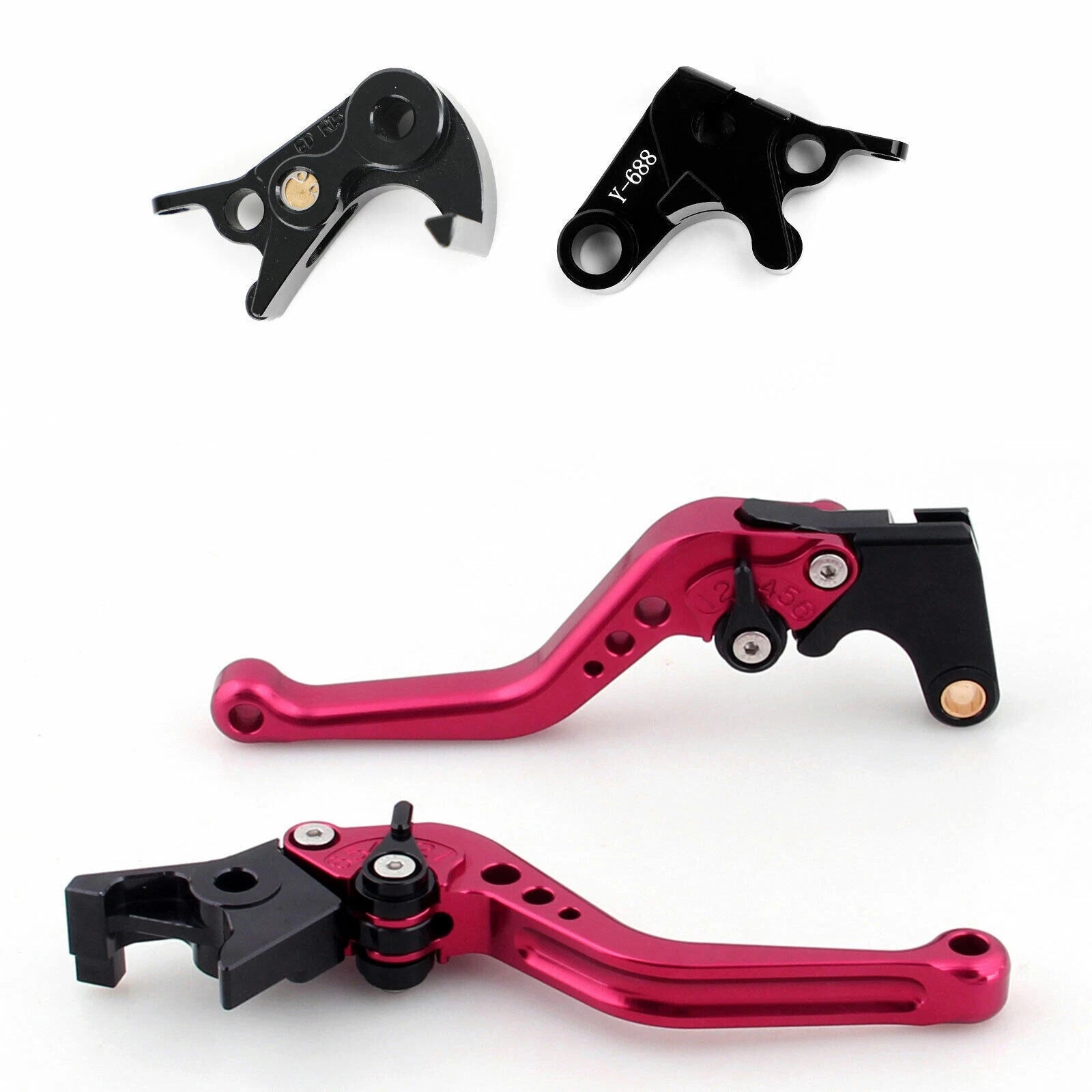 Short Clutch Brake Lever for Yamaha MT-09 Tracer 900/GT (2021–2022), YZF R6 (2017–2020)