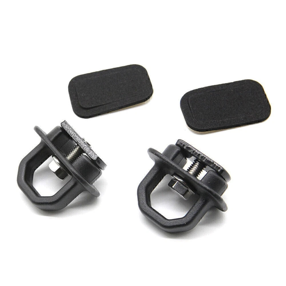 2X Tie Down Anchors Hooks for Chevy Silverado (2007–2023) Black