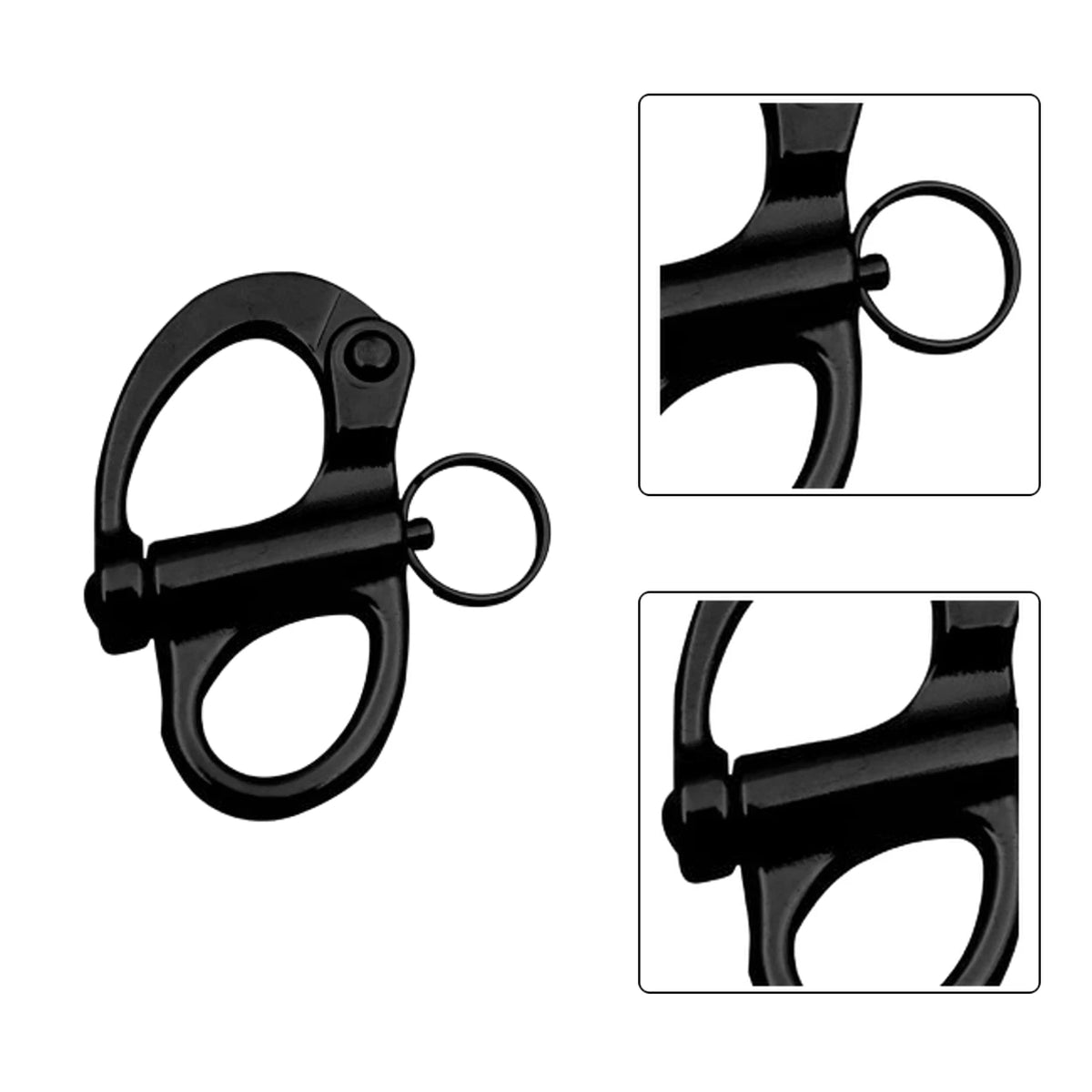 316 SS shackle for boat deck (Marine-grade, electrolytic polished)