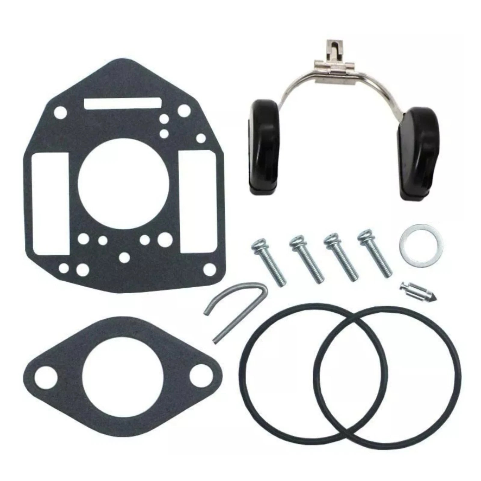 Carb Repair Kit with Fuel Filter for Nikki (146-6100, 146-0479, 146-0414, B48G, P220G)