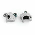 Chrome 39mm Windshield Clamps for Harley Dyna FXD FXDC Sportster XL 883 (T9)