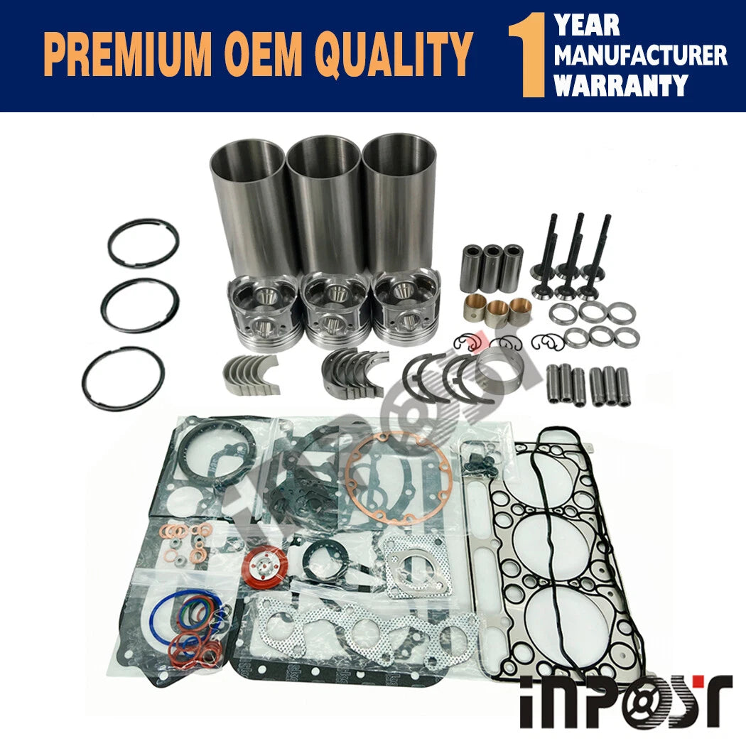 Overhaul Rebuild Kit for Kubota D1803MDI (Engine Tractor Loader)