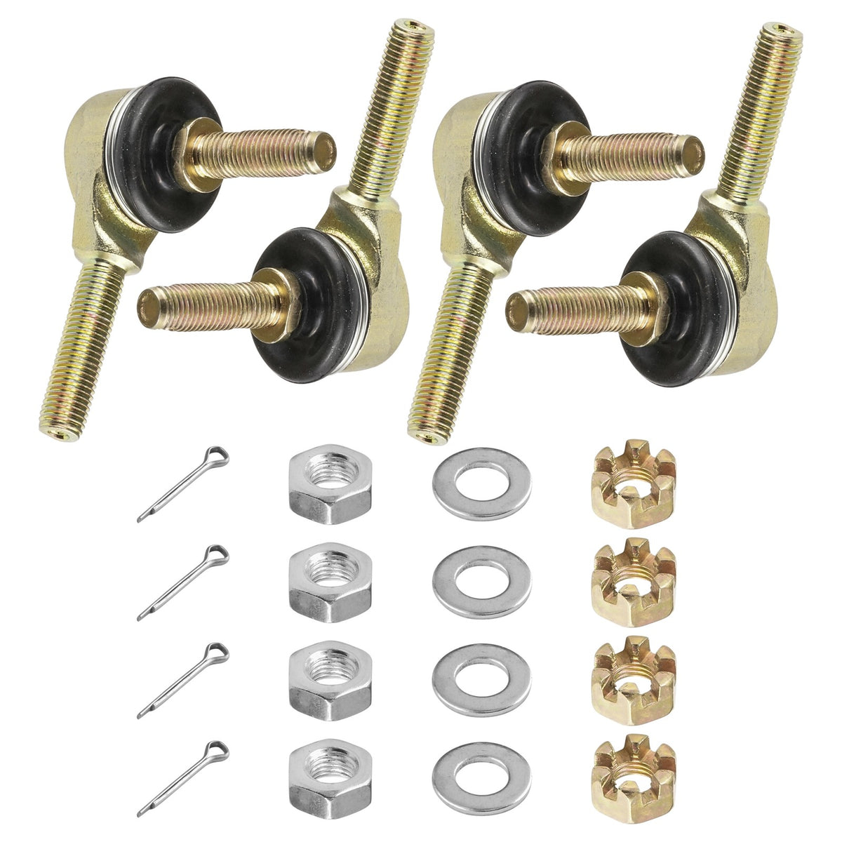Tie Rod End Kit 2 Sets Replacement for Kawasaki KFX400 KSF400 (2003–2006)