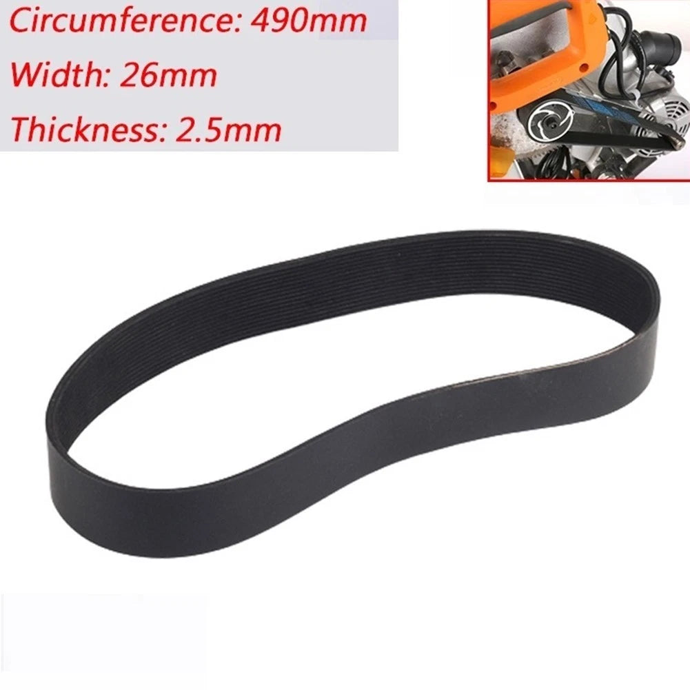 Rubber Driving Belt for Power Tools (2.5mm, 26mm/1.02 Inch)