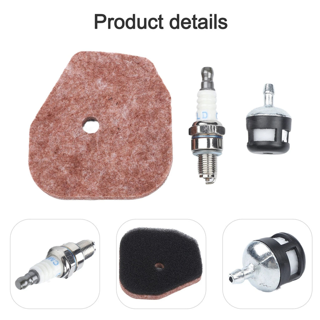 TuneUp Kit for HS46 HS56 (Includes Air Filter, Fuel Filter, Spark Set)