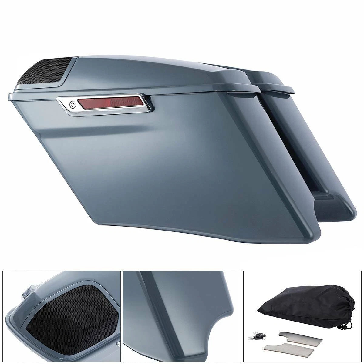 Inner Outer Fairings for Harley Road Glide (2014–2023) 4" Stretched Saddlebags