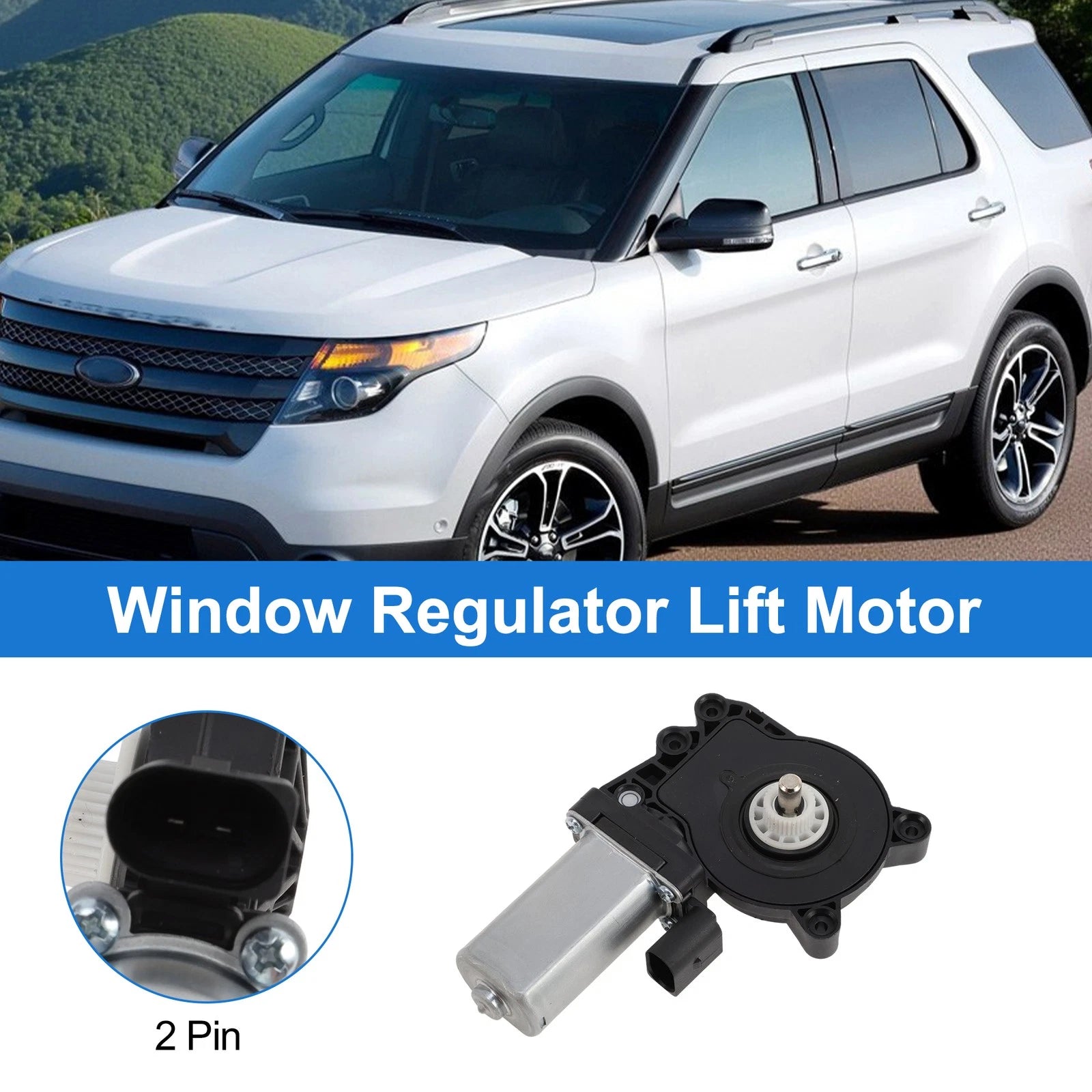 Power Window Regulator Lift Motor for Ford Explorer (2011–2013)