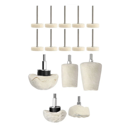 15pcs Polishing Buffing Pads Kit for Car Polishing and Grinding