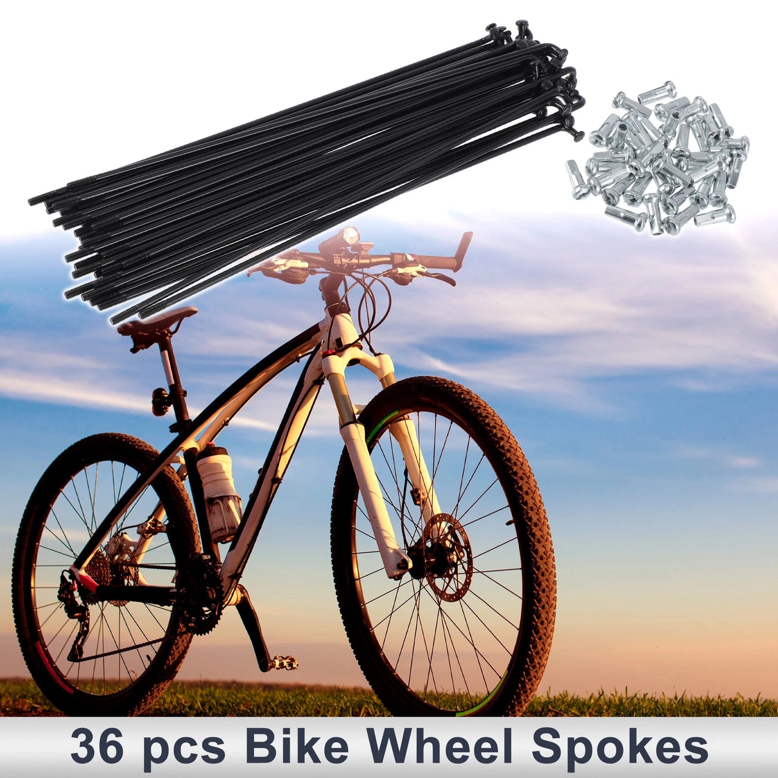 Bicycle Spokes Nipple Set 45 Steel 160mm for Universal (2000–2025)