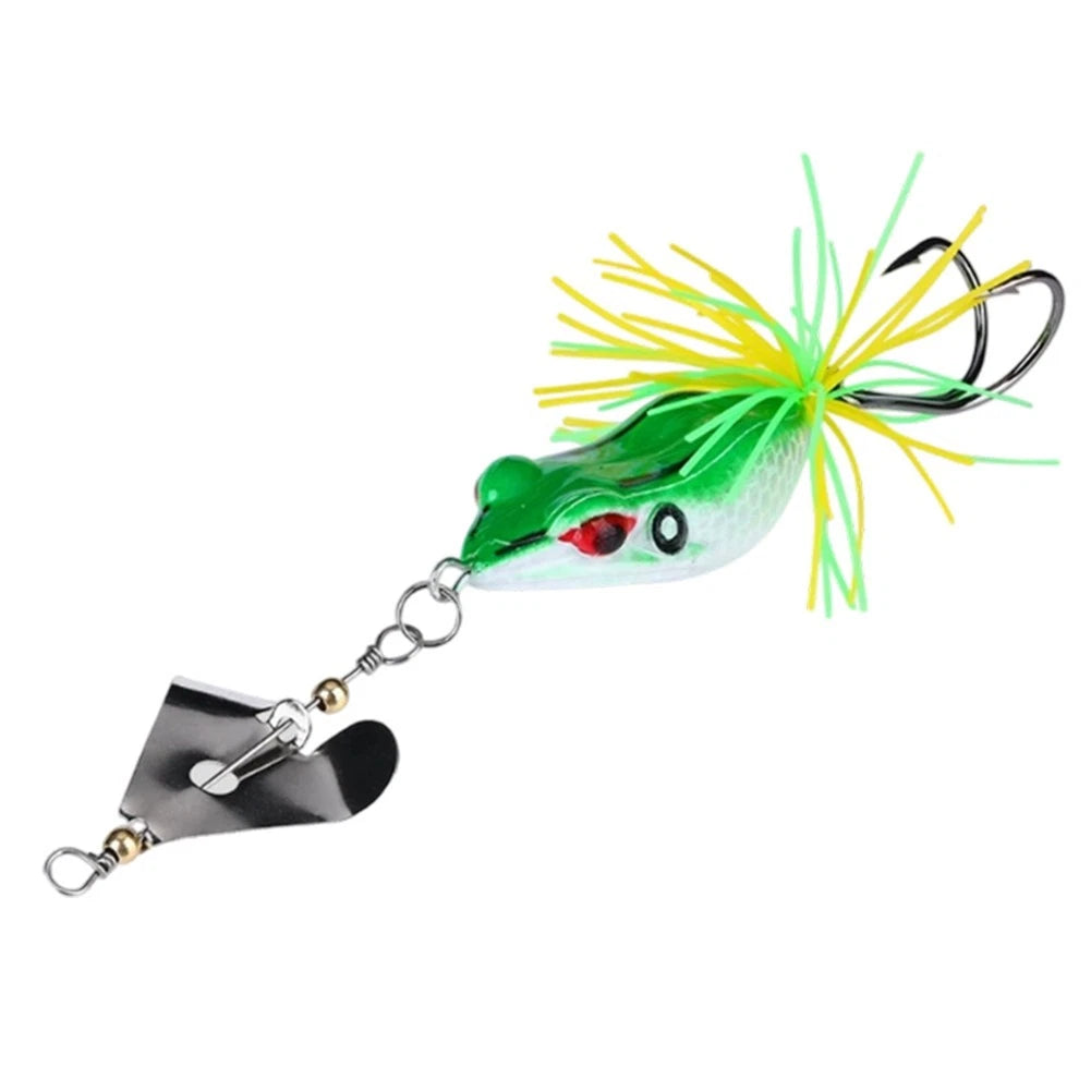 Slow Sink Frog Lure 14.7cm 10.4g with Rotating Sequins Double Hooked