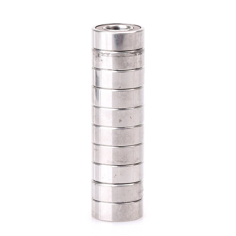 10x MR115ZZ Miniature Metal Shielded Rubber Sealed Bearings for