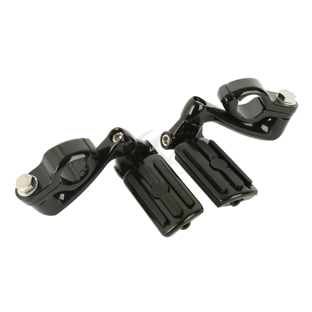 32mm Engine Guard Highway Footpeg Mount Kit for Motorcycle (360° Adjustable)