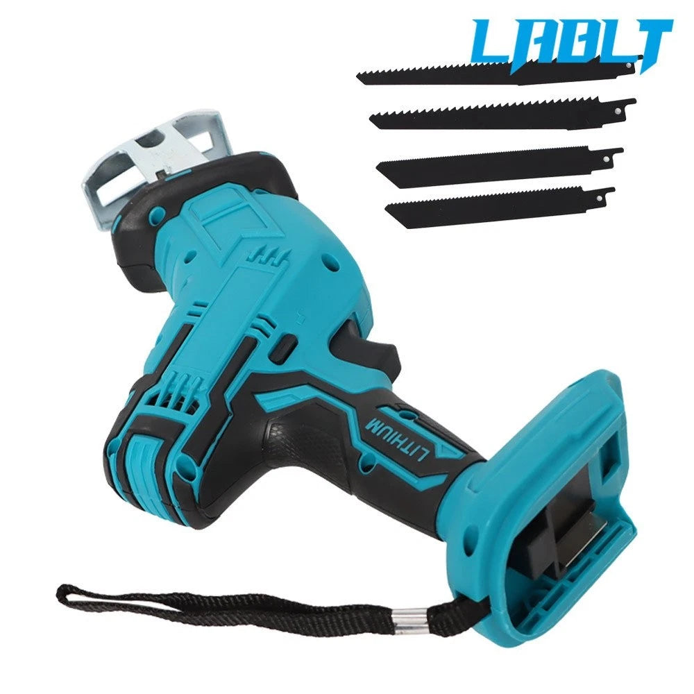 4 Blade Cordless Electric Reciprocating Saw Cutting Tool