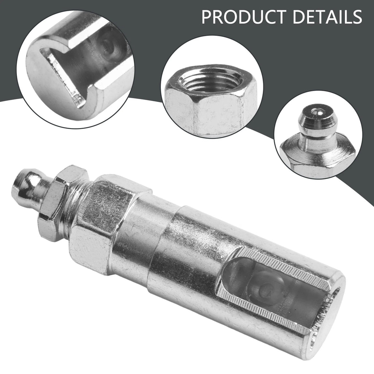 90 Degree Grease Coupler with NPT Threads for Universal Applications (N/A)
