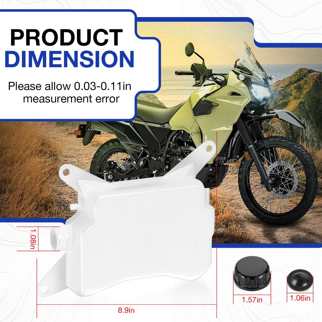 Reservoir for Kawasaki KLR650 KLR 650 KL650 (1987–2010) 43078-1083