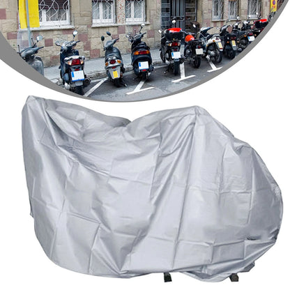 Bike Cover for Motorcycle (Rain Protection, Silver Sun Protection)