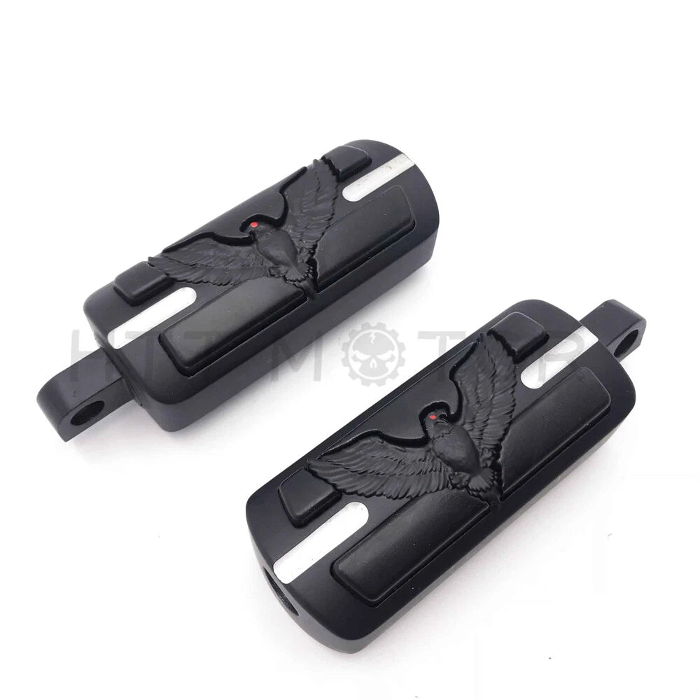 Black Eagle Footpegs for Harley Models (H-D Male Mount)
