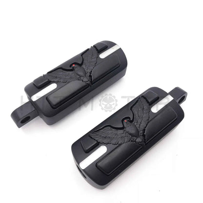 Black Eagle Footpegs for Harley Models (H-D Male Mount)
