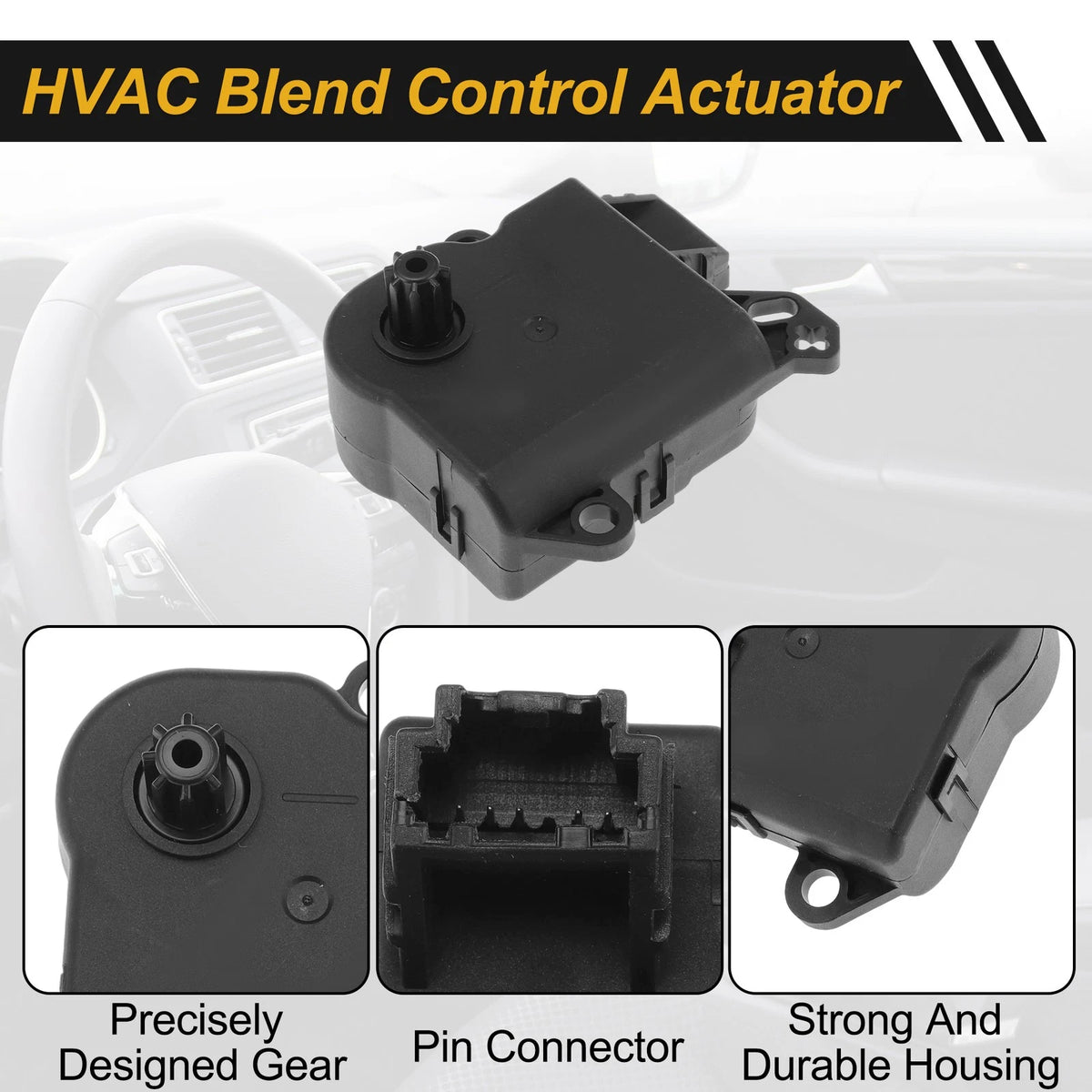 HVAC Heater Blend Door Actuator for Ford Flex (2009–2010) 8G1Z19E616B