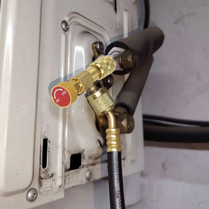 Copper Safety Valve Charging Adapter for Industrial Air Conditioning
