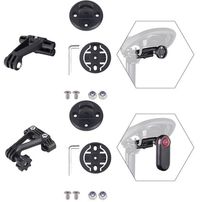 Bicycle Seat Clamp for Garmin Taillight Bracket and DJI Camera