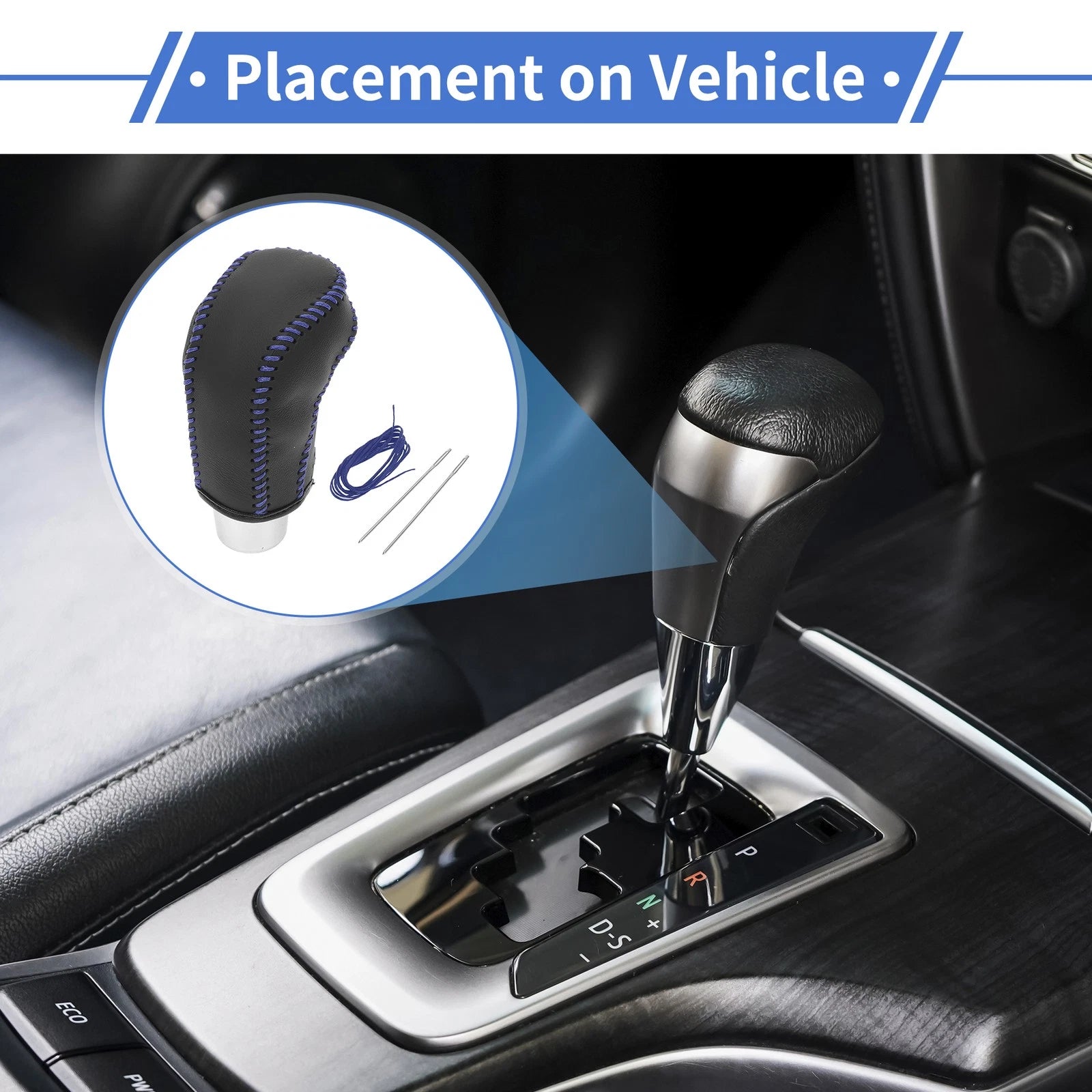 Gear Shift Knob Cover Replacement for Hyundai Tucson (2015–2018)