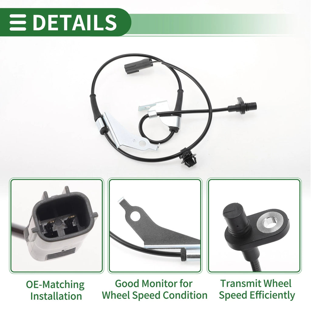 ABS Wheel Speed Sensor No.F1894370X for Mazda RX-8 (2009–2011) Front Right