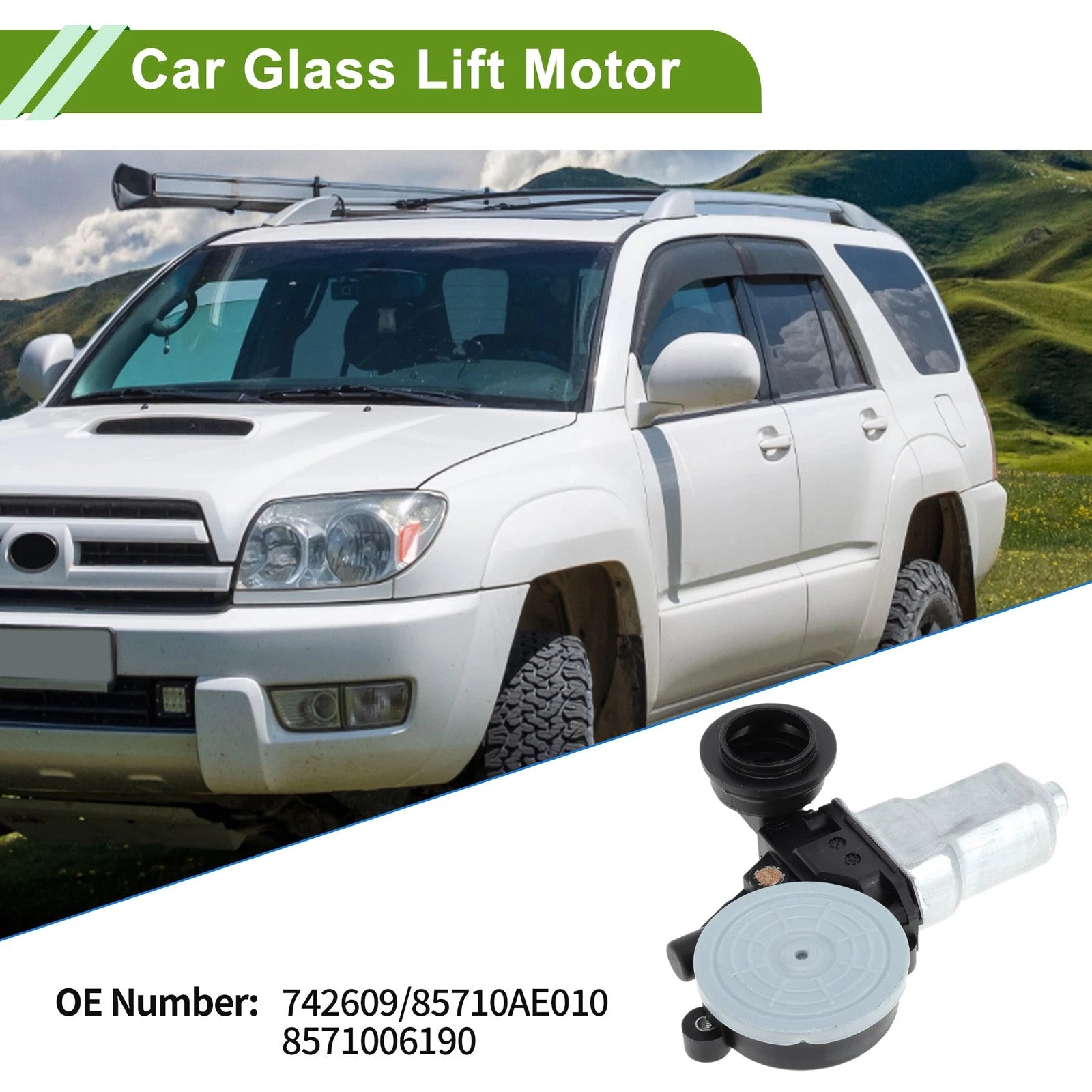 Power Window Regulator Lift Motor Replacement for Toyota 4Runner (2003–2009)