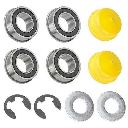 Front Wheel Rim Cap and Bearing Bushing Kit for John Deere X350 (1999–2005)